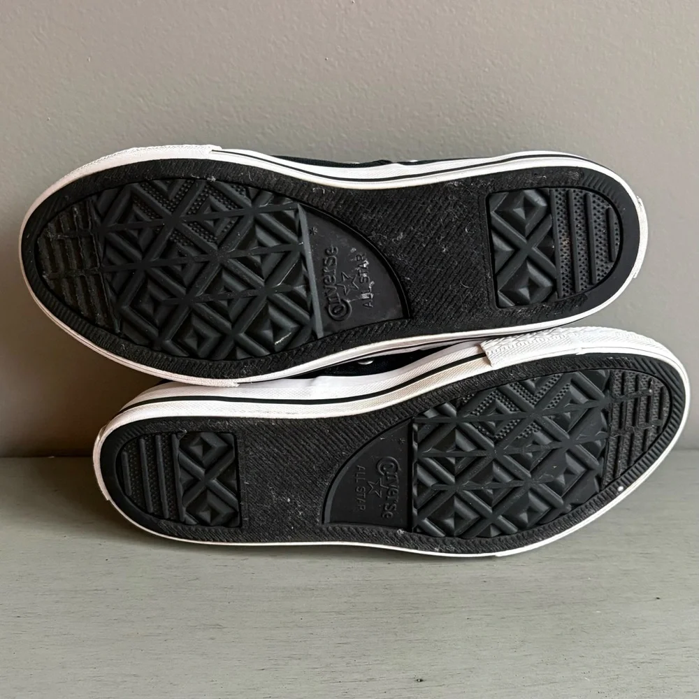 Converse All Star Chuck Taylor Madison Ox Black Pink Sneakers Girls Sz 5 Retro
